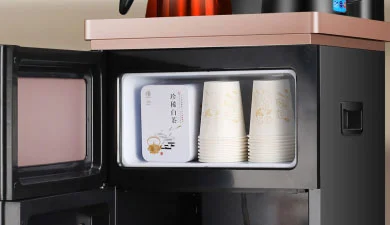 Glass Door Tea Bar Machine Water Dispenser